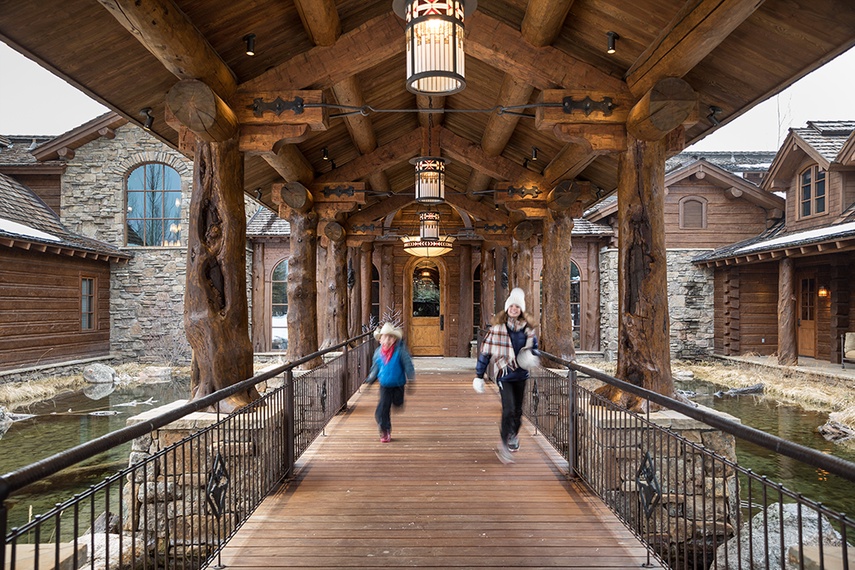 Entry - Royal Wulff Lodge - Jackson Hole, WY - Private Luxury Villa Rental