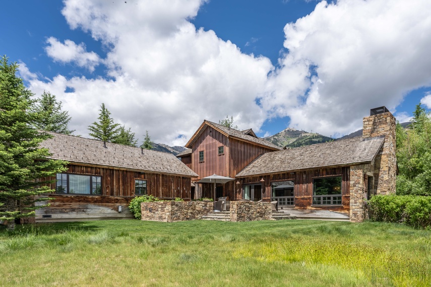 Back Exterior - Shooting Star Cabin 05 - Teton Village, WY - Luxury Villa Rental