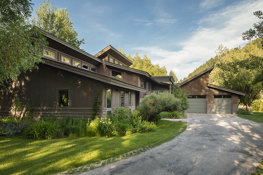 Front Exterior - Sundown - Jackson WY - Luxury Villa Rental