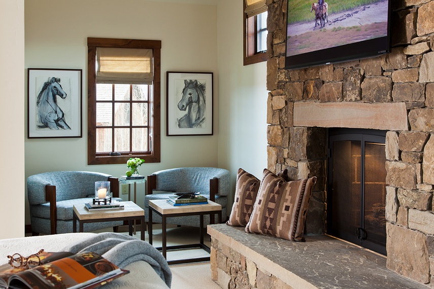 Primary Bedroom - Shooting Star Cabin 01 - Teton Village, WY - Luxury Villa Rental