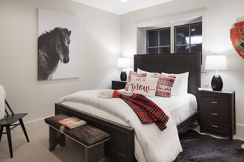 Guest Bedroom 2 - The Nest - Jackson, WY - Luxury Villa Rental