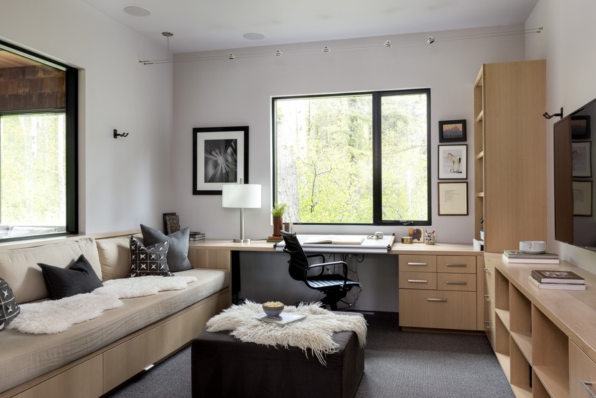 Media Room - Main House - Fish Creek Compound - Wilson, WY - Luxury Villa Rental