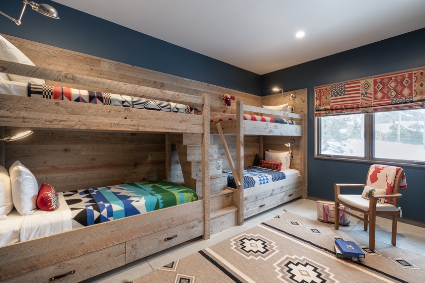 Bunk Room - Randonnée Lodge - Teton Village, WY - Luxury Villa Rental