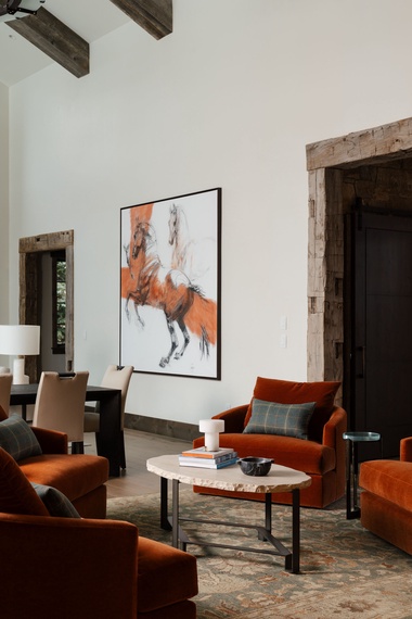 Great Room - Cirque View Homestead - Teton Village, WY - Luxury Villa Rental