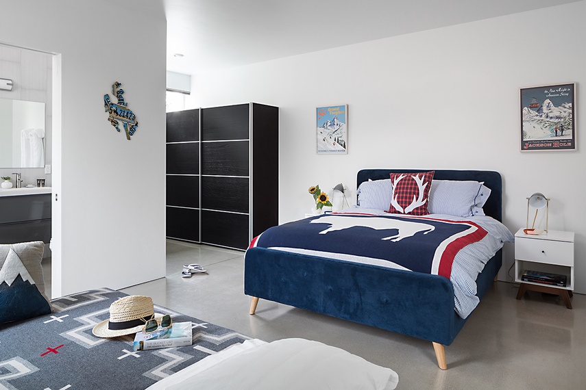 Guest Bedroom 1 - Taminah Retreat - Jackson, WY - Luxury Villa Rental