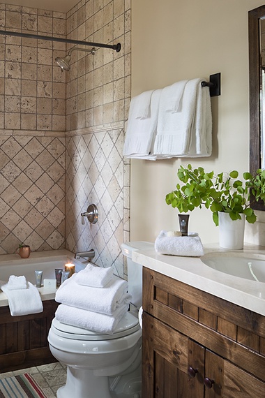 Guest Bedroom 1 Bathroom - Shooting Star Cabin 02 - Teton Village, WY - Luxury Villa Rental