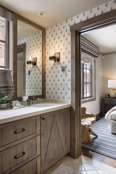 Guest Bedroom 1 Bathroom - Fish Creek Lodge 05 - Teton Village, WY - Luxury Villa Rental