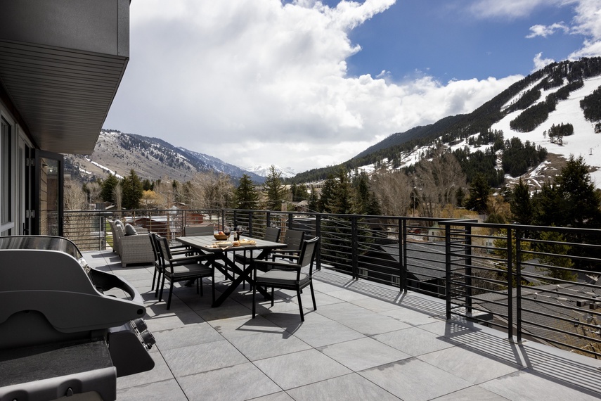 Balcony - Penthouse on Glenwood 401 - Jackson Hole, WY -  Luxury Villa Rental
