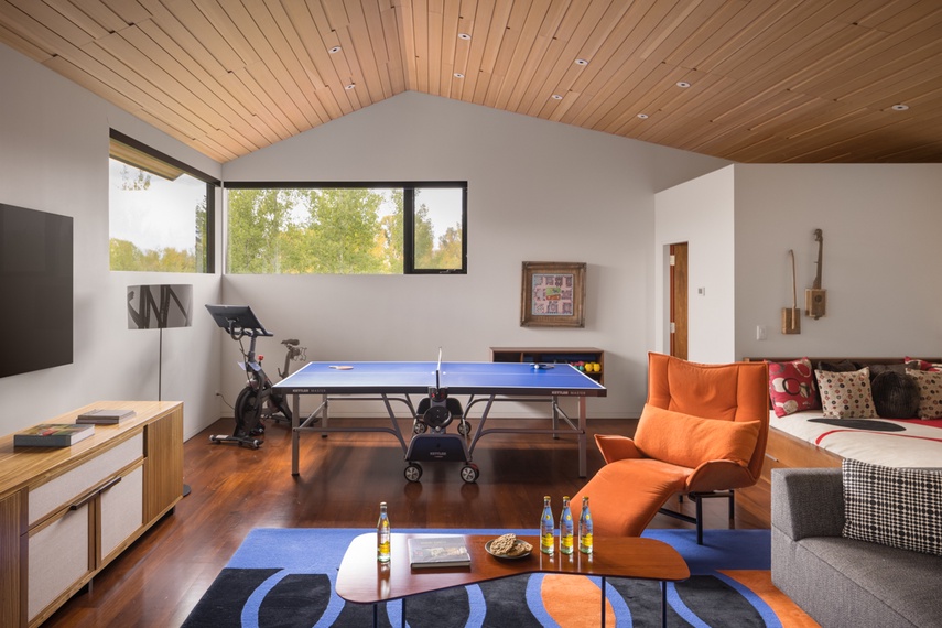 Game Room - Wilderness Meadow - Jackson Hole, WY - Private Luxury Villa Rental