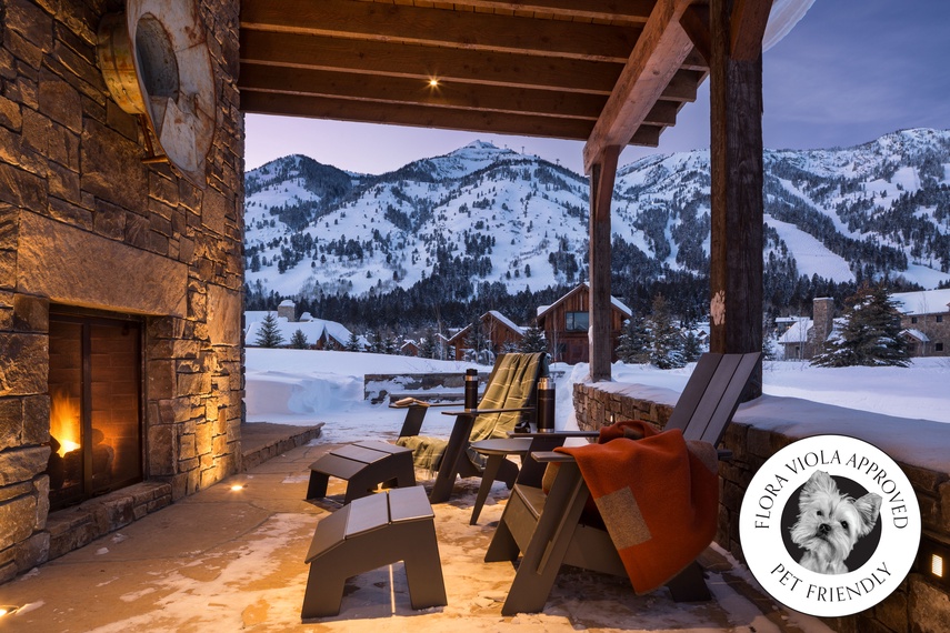 Pets Considered, Flora Viola Approved - Four Pines 102 - Teton Village, WY - Luxury Villa Rental