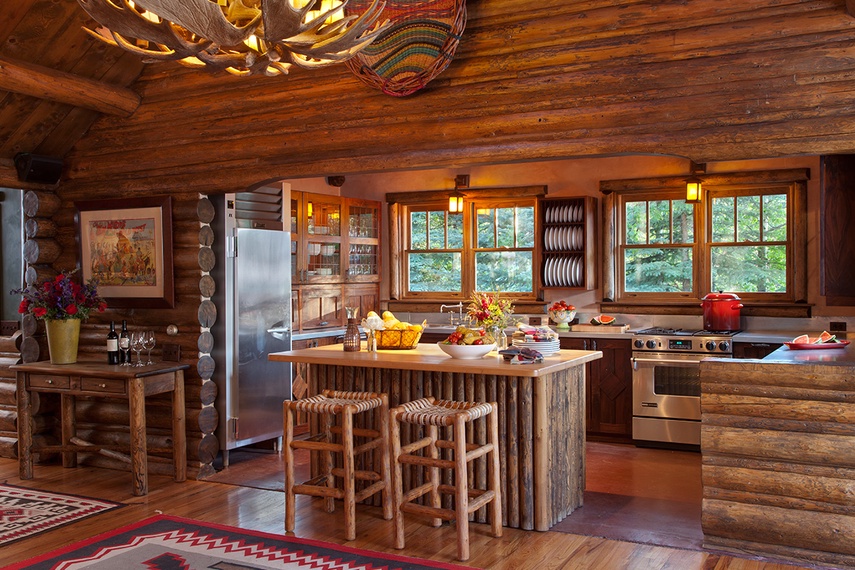 Kitchen - The Cabin - Jackson Hole, WY - Luxury Villa Rental