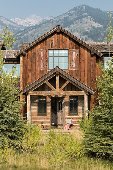 Front Exterior - Four Pines 08 - Teton Village, WY - Luxury Villa Rental