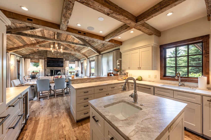 Kitchen - Shooting Star Cabin 05 - Teton Village, WY - Luxury Villa Rental