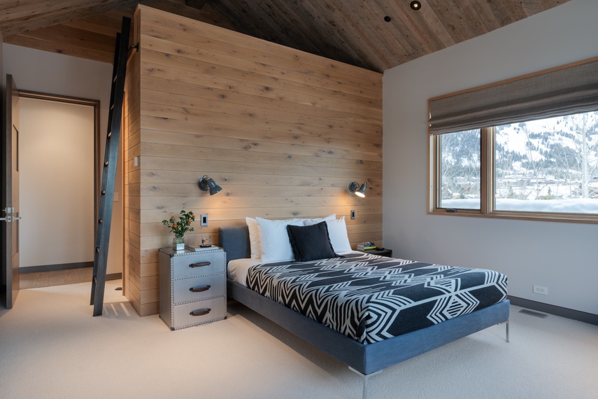 Guest Bedroom 2 - Randonnée Lodge - Teton Village, WY - Luxury Villa Rental