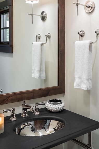 Powder Room - Fish Creek Lodge 11 - Teton Village, WY - Luxury Villa Rental