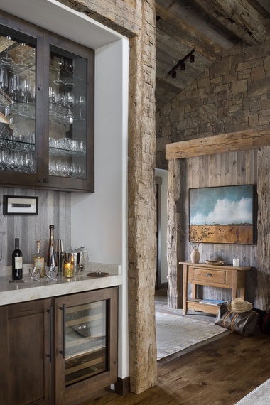 Bar off Great Room - Northern Exposure - Jackson, WY - Luxury Villa Rental