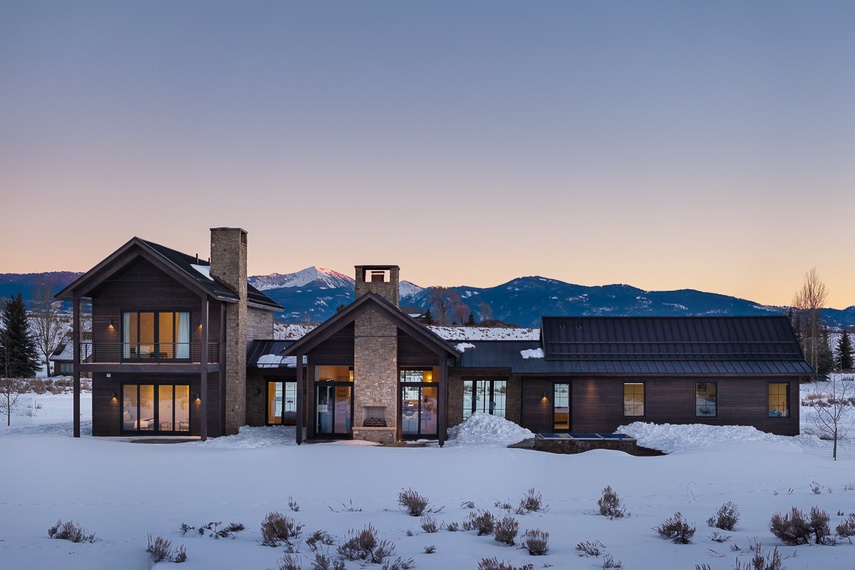 Back Exterior - Northern Hideaway - Jackson, WY - Luxury Villa Rental