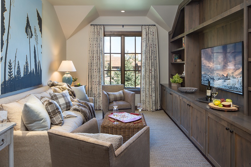 Media Room - Lodge at Shooting Star 01 - Teton Village, WY - Luxury Villa Rental