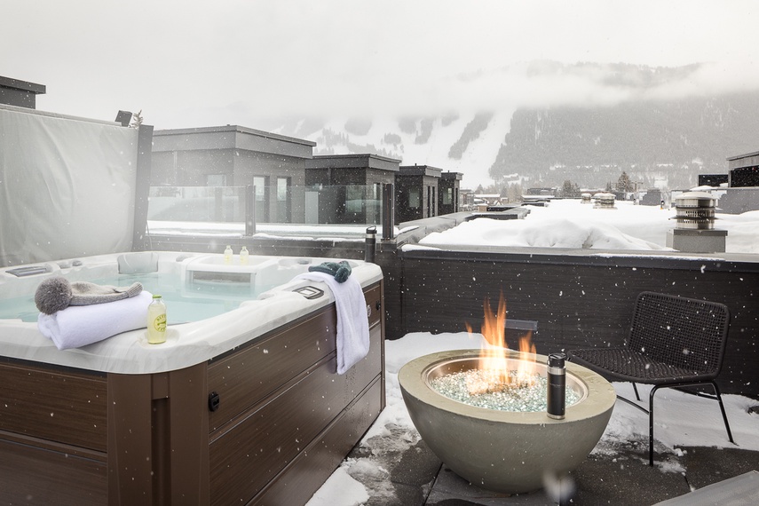 Rooftop - Glenwood 11 - Jackson, WY - Luxury Villa Rental