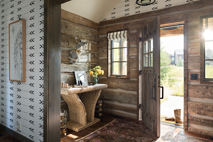 Front Entry - Four Pines 08 - Teton Village, WY - Luxury Villa Rental