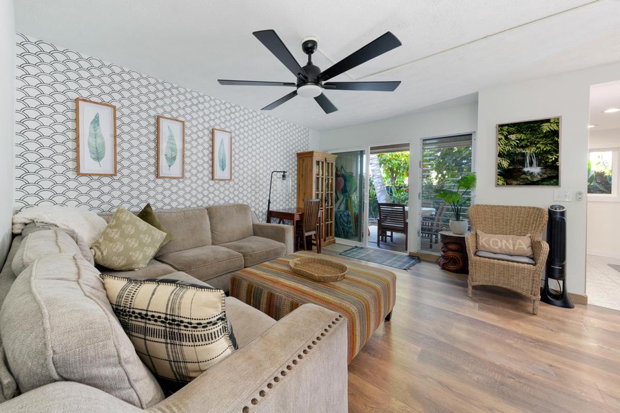 Relax in this cozy living room