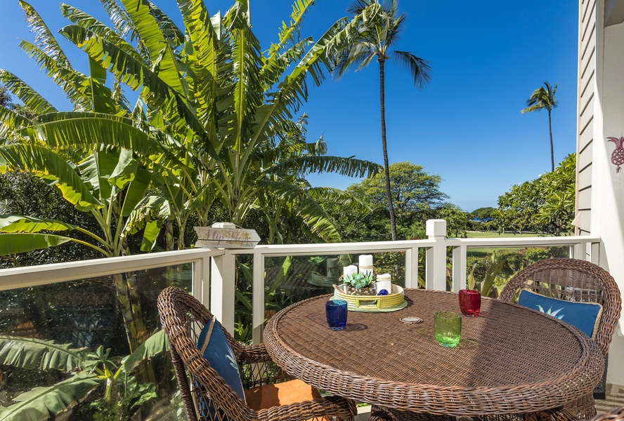 Fairway~ Garden and Partial Ocean Views from your Lanai!