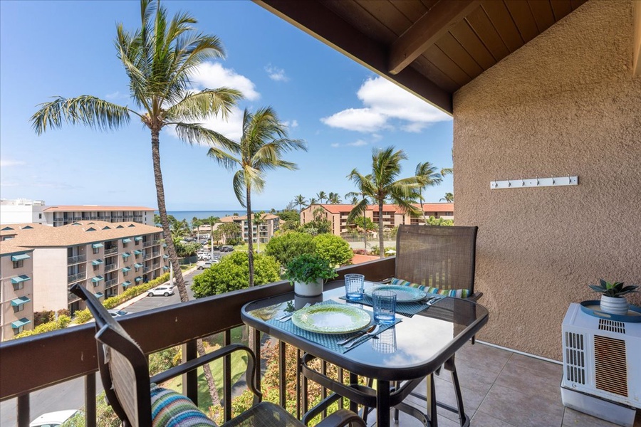 Stunning ocean views from your private patio