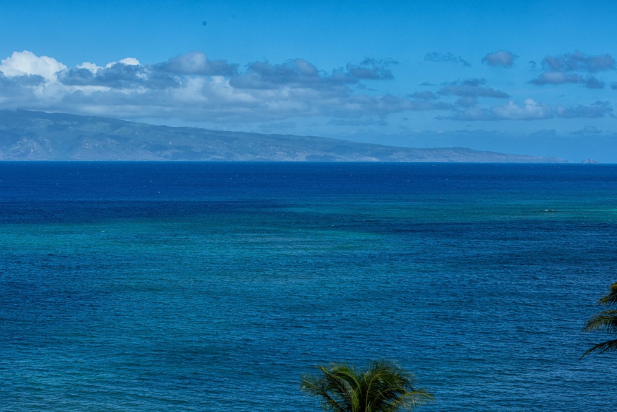 View of Molokai from the lanai