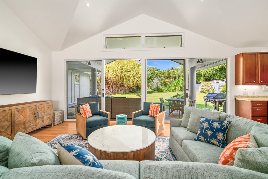 Bright and airy feel all throughout the home