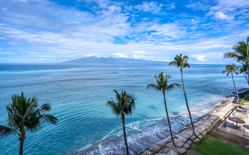 Stunning ocean views from your lanai