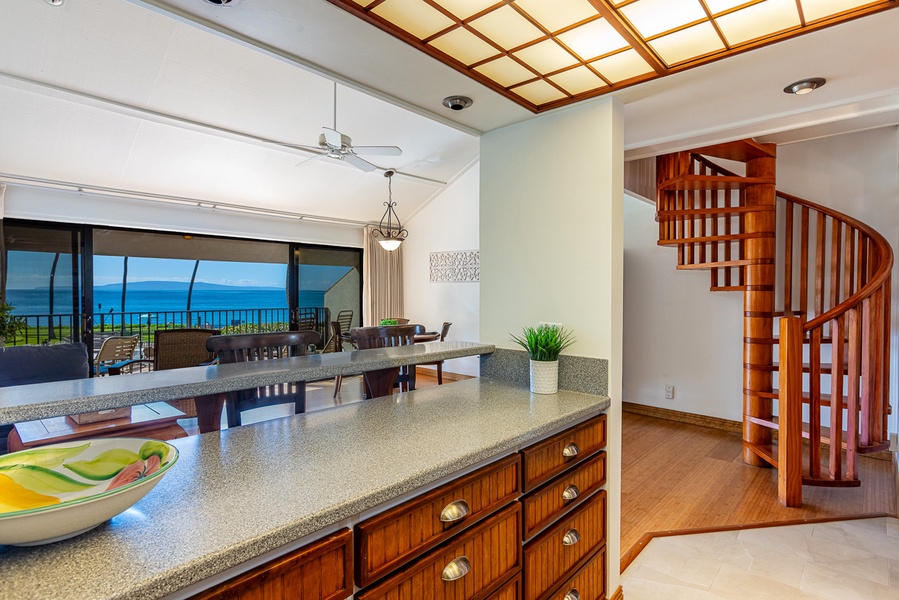 Beautiful views from the kitchen
