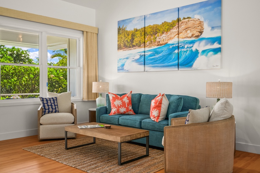 Beautiful appointed furnishings throughout the home
