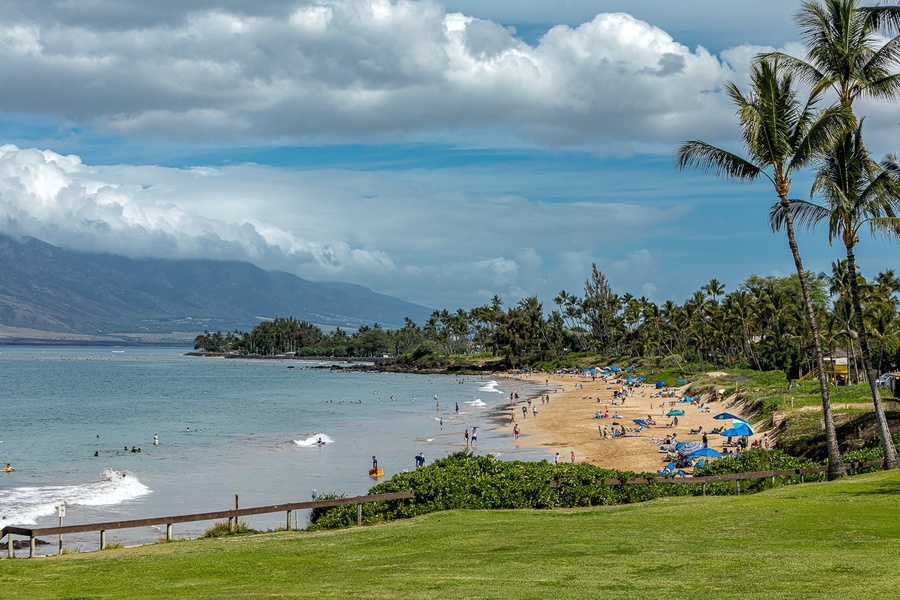 Grassy Park and Sandy Beaches less than 2 blocks away