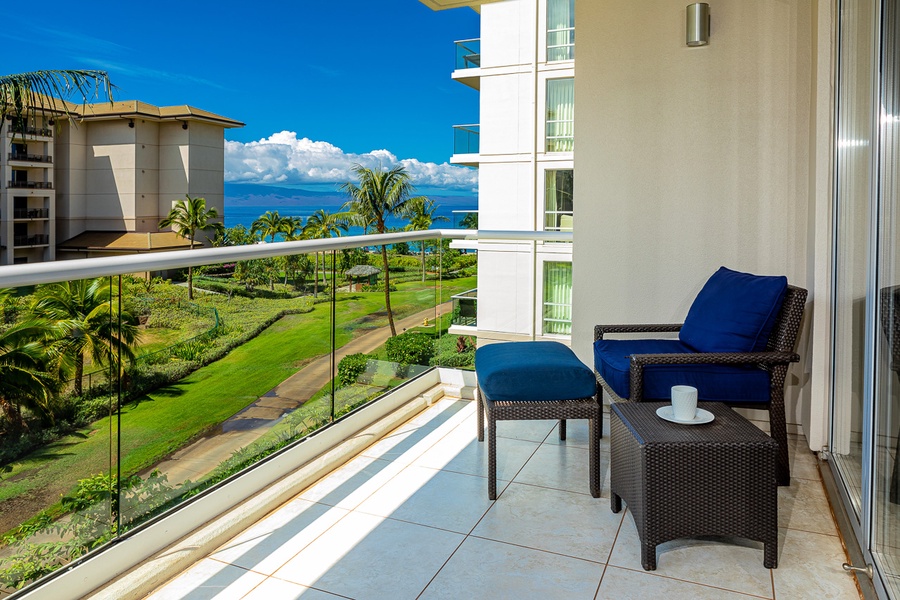 Relax and enjoy the beautiful view from the lanai