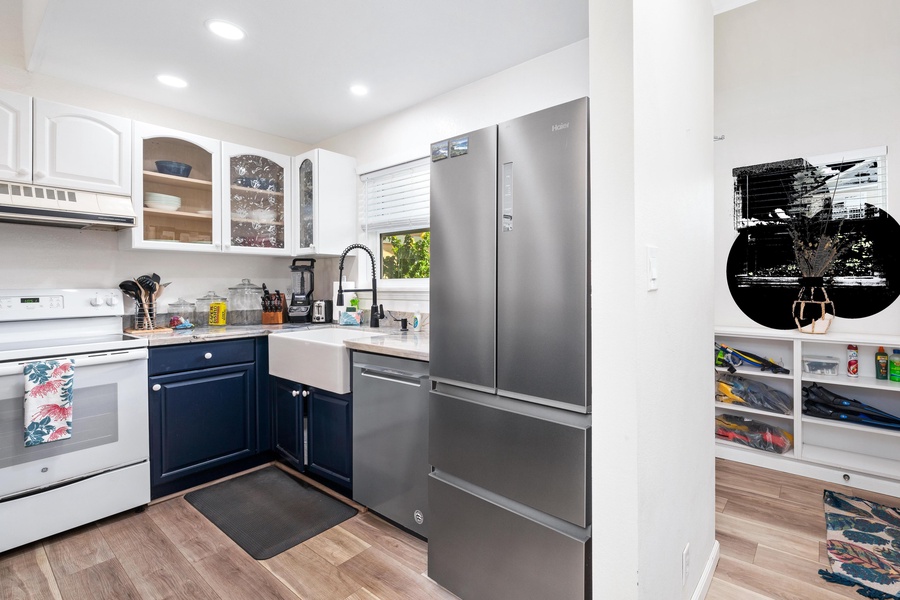 Kitchen with all the gadgets