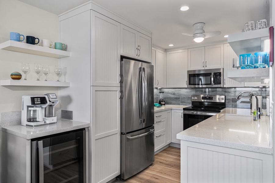 Beautifully updated kitchen space