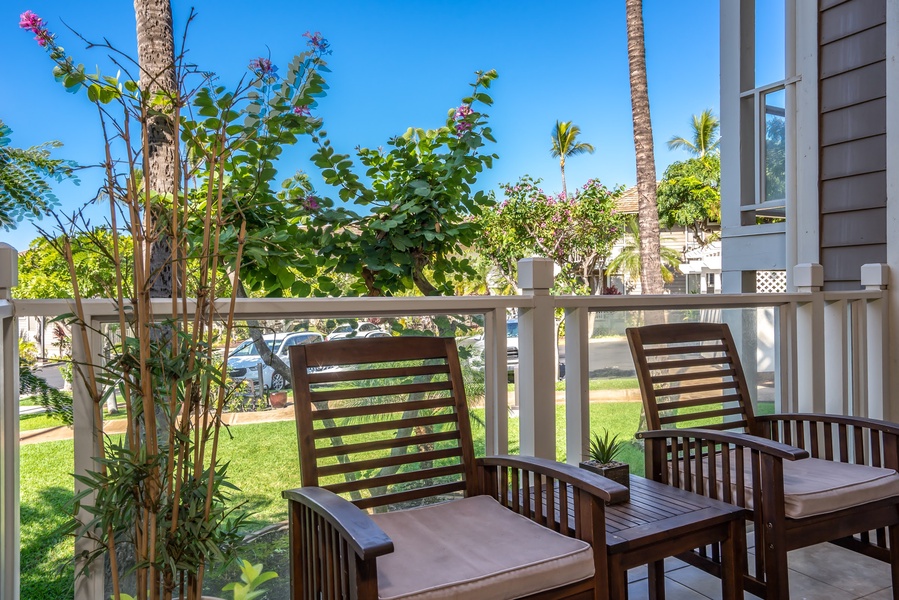 Relax on the lanai and enjoy the Maui breeze