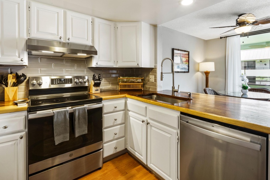 Newly remodeled kitchen  
