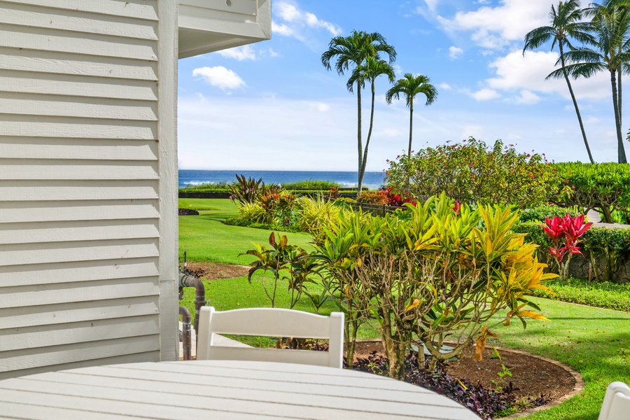 Sip your morning coffee out on this beautiful lanai.