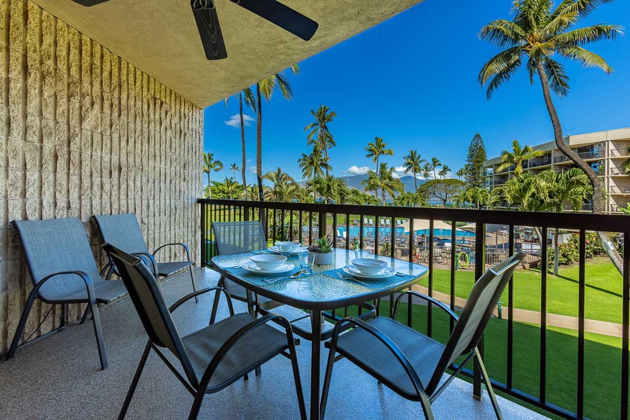 Aloha from the private lanai