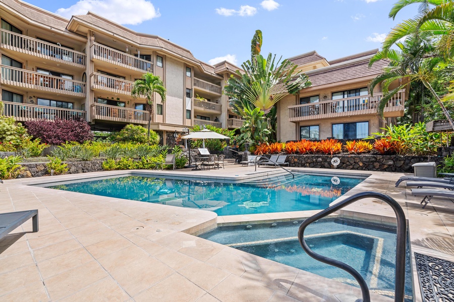 Large pool area