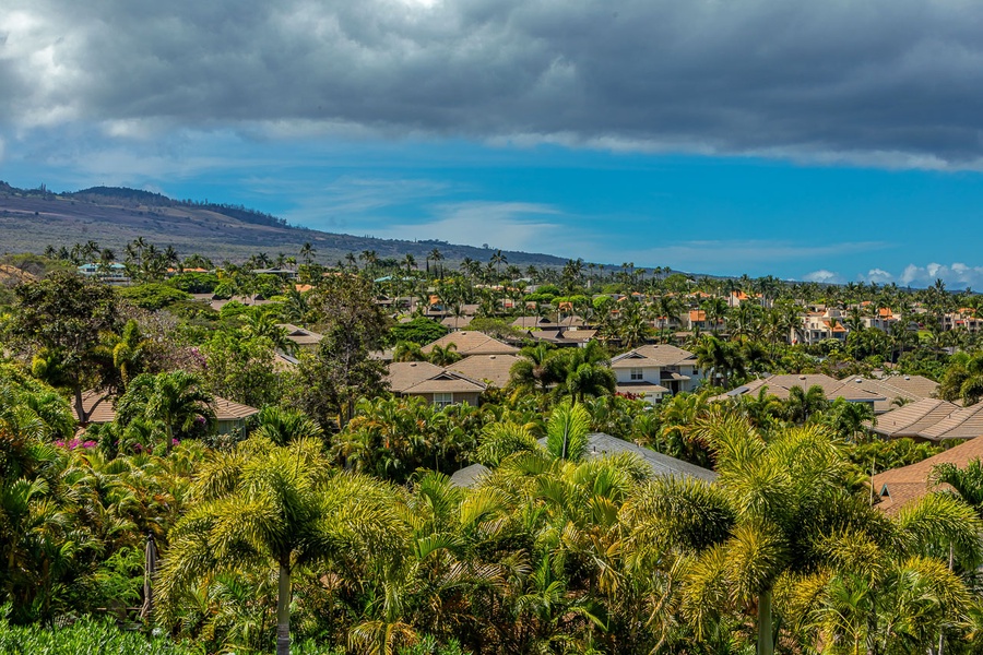 From your lanai~ looking left upcountry