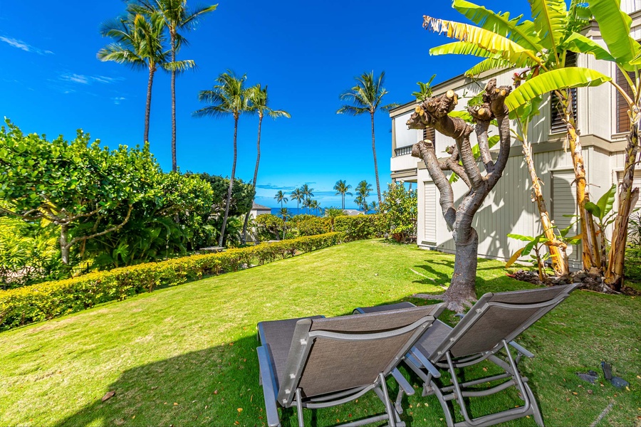 Relax in the Maui tropical breeze and enjoy the view!