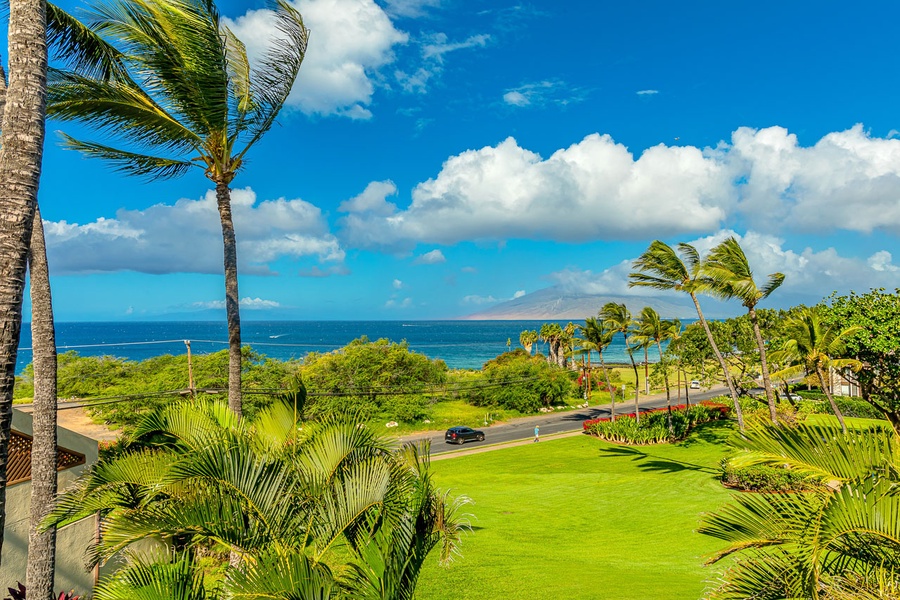 Spectacular view from the lanai.