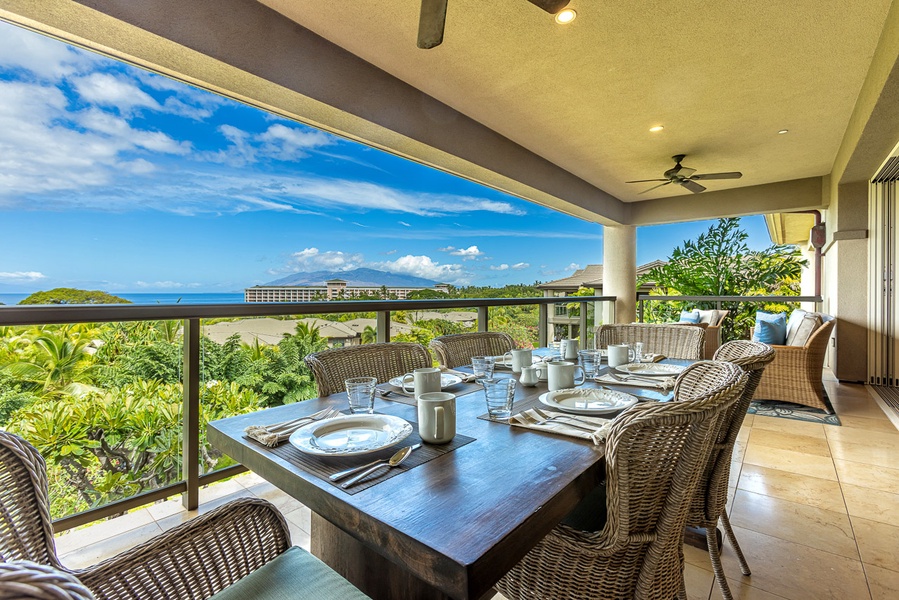 Dining for Six on the Private Lanai