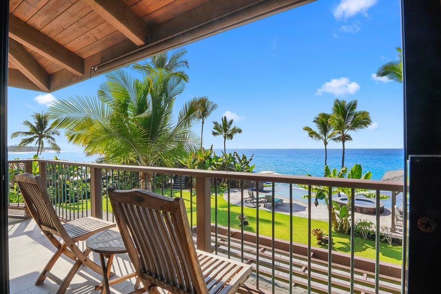 Soak up the sun from private loft lanai 