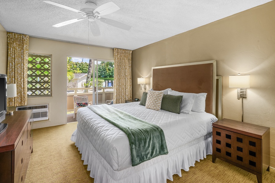 Step into this serene and beautifully decorated bedroom, designed to be your perfect retreat.