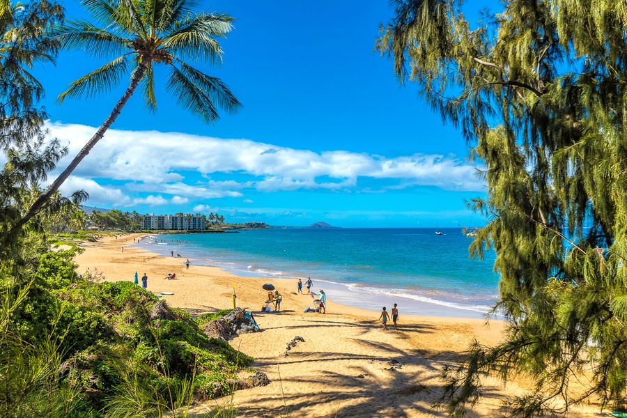 Charley Young Beach is just across the street