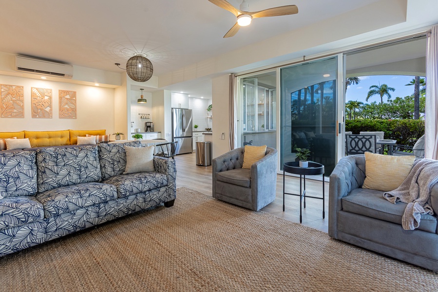 Spacious living area