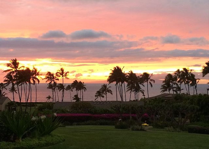 There is nothing quite like a Maui Sunset from your own lanai